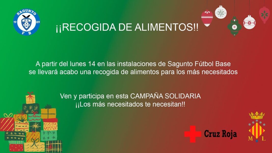 Recogida Alimentos Cruz Roja Sagunto FB