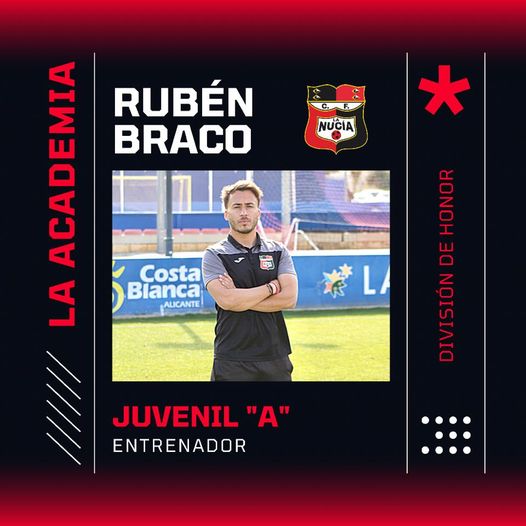Rubén Braco entrenador CF La Nucia DH