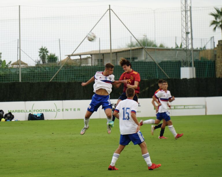 Borja Cortina, titular en el amistoso disputado por la sub16 española