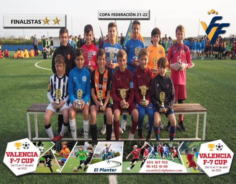 Finalistas de la Copa Federación categoría alevín