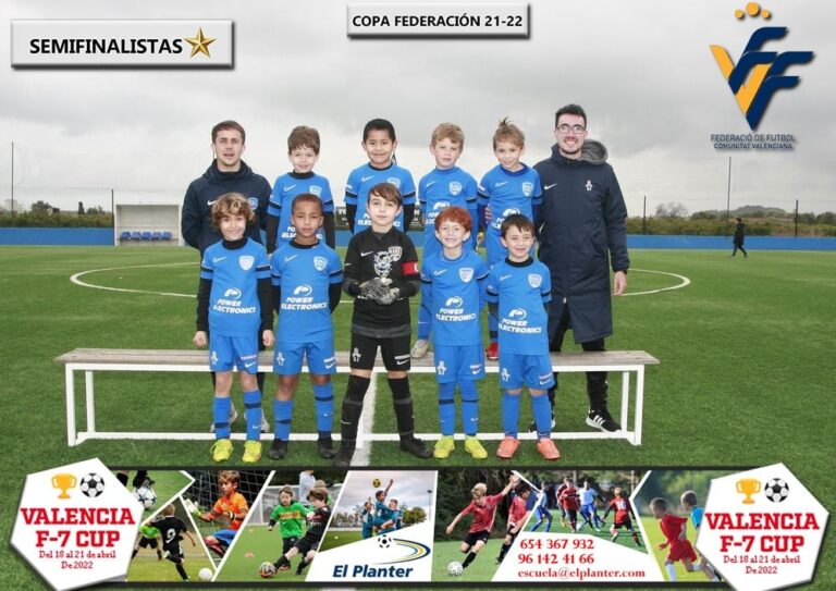 Primeros equipos clasificados para semifinales en la XI Copa Federación Prebenjamín