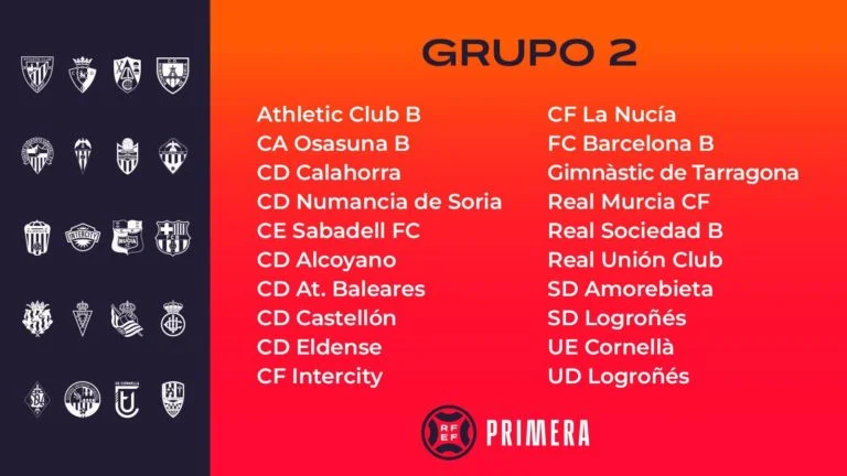 Primera RFEF Grupo 2 Temporada 2022/23