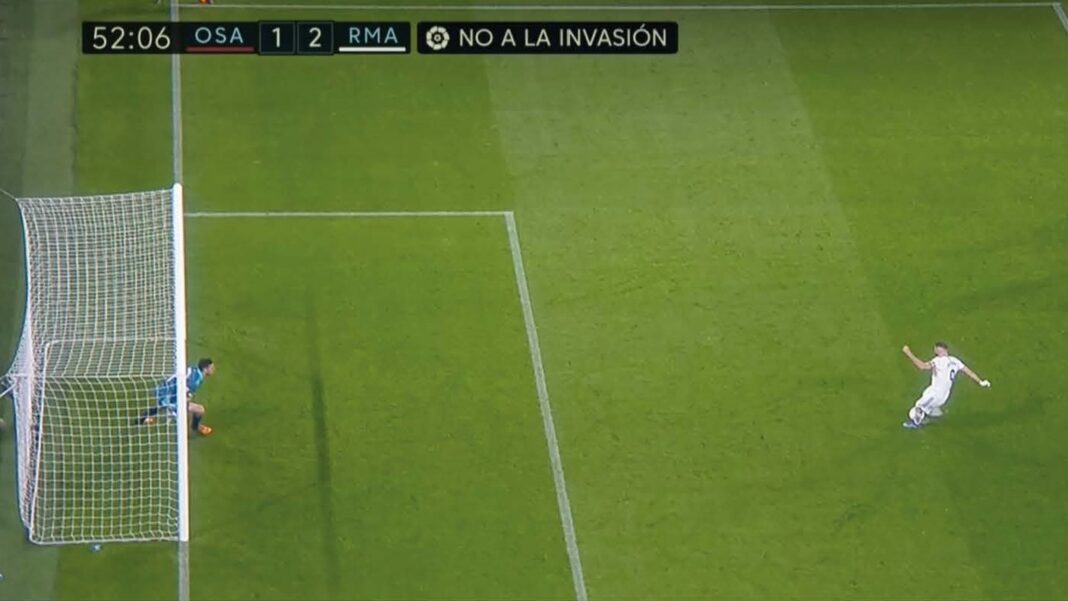 Situación portero lanzamiento de penalty