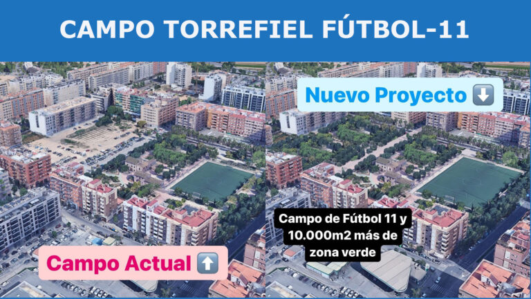 Presentado nuevo proyecto para el campo de fútbol-11 de Torrefiel