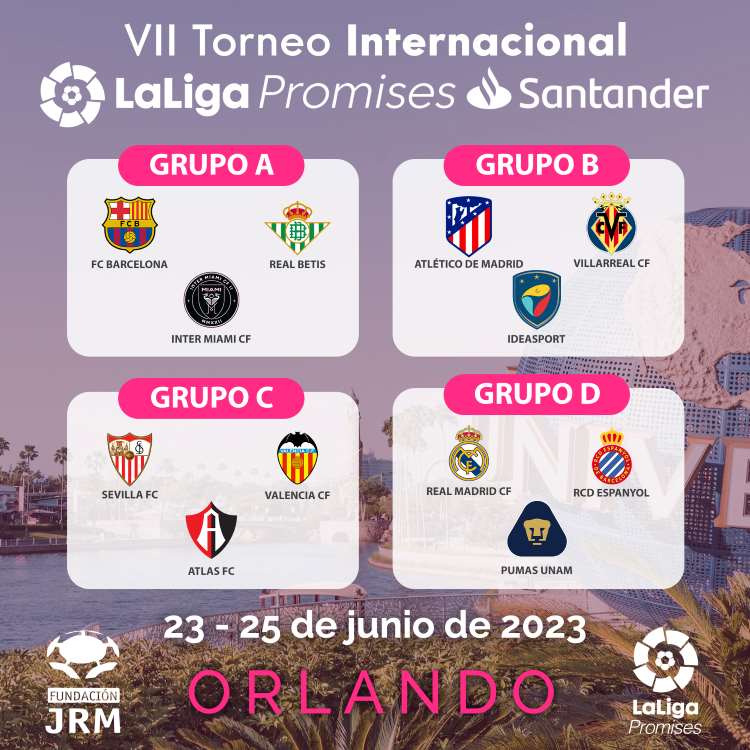 Grups del torneig internacional LaLiga Promises Orlando 2023 València