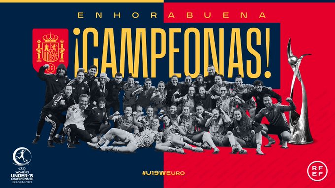 España sub19 revalida el título de Campeonas de Europa