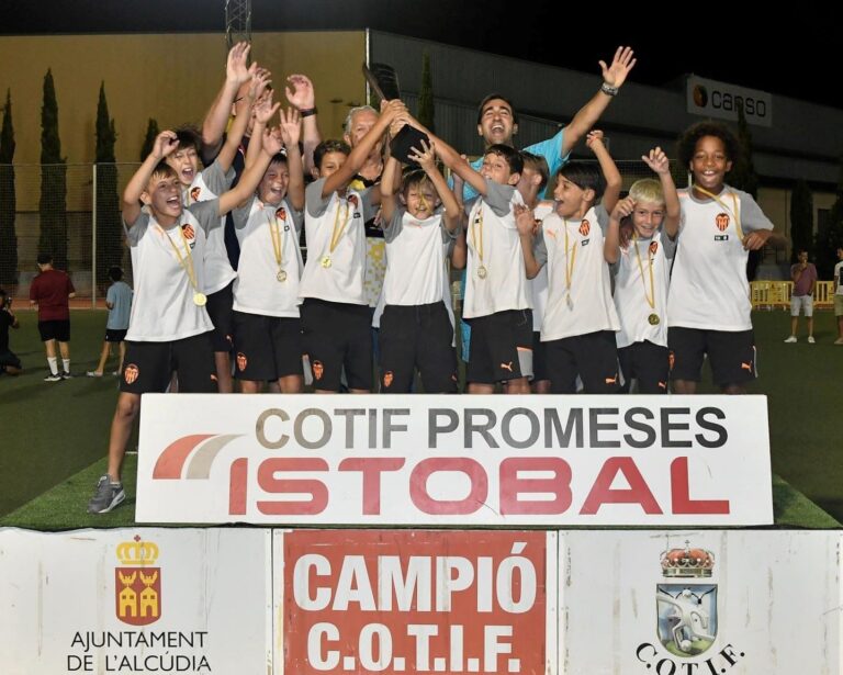 Valencia CF, campeón  del COTIF Promesas 2023 en la categoria Benjamín