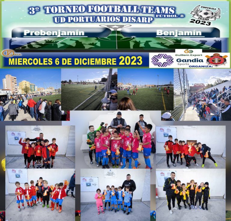 UD Oliva y CD Albaidense campeones de la III Torneo Football Teams organizada por UD Portuarios-Disarp