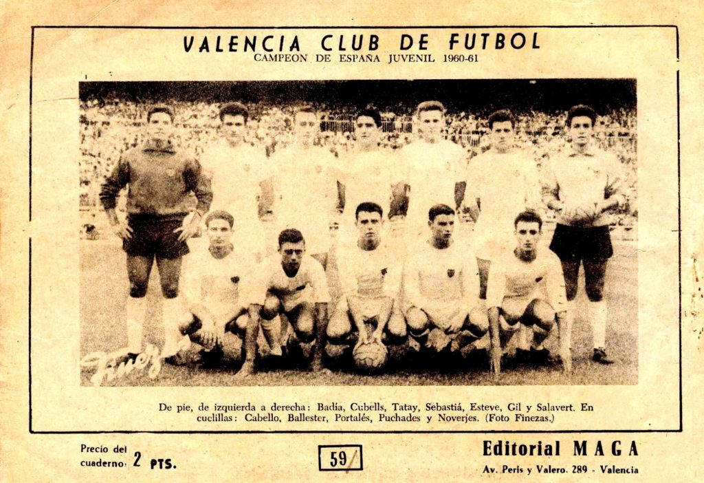 València 60-61 Campió de la Copa del Rei