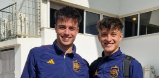 Daniel Chuecos y Juan Carlos Murcia Selección Española sub17