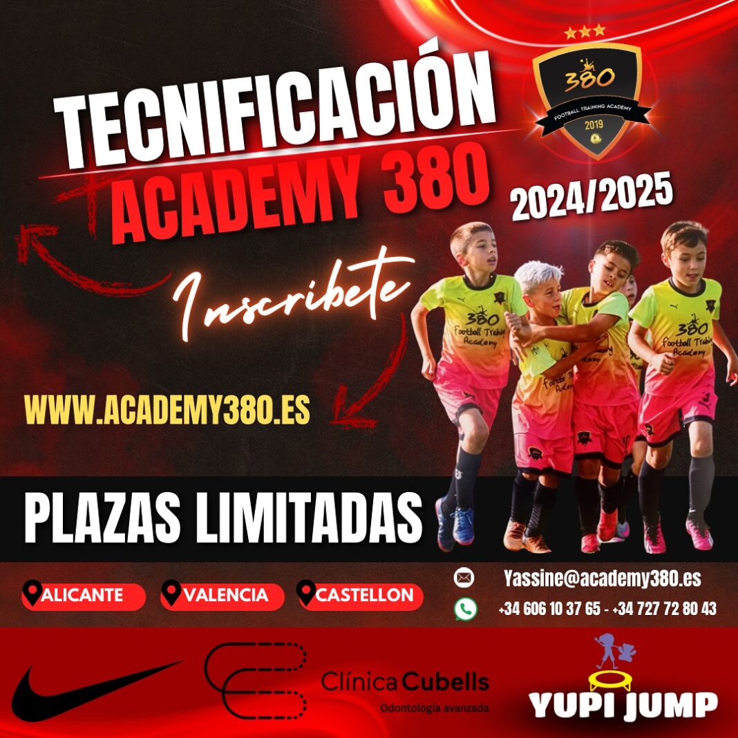 Tecnificación Academy 380º temporada 2024/25