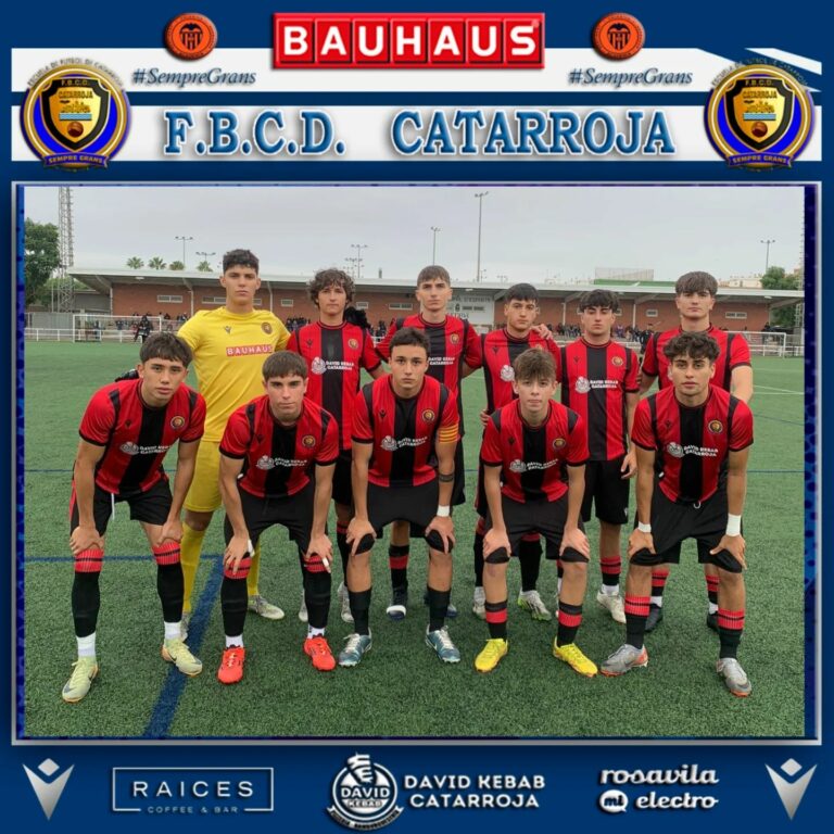FBCD Catarroja, sin jugar ni entrenar, mantiene el liderato en el Grupo 3 de Preferente Juvenil