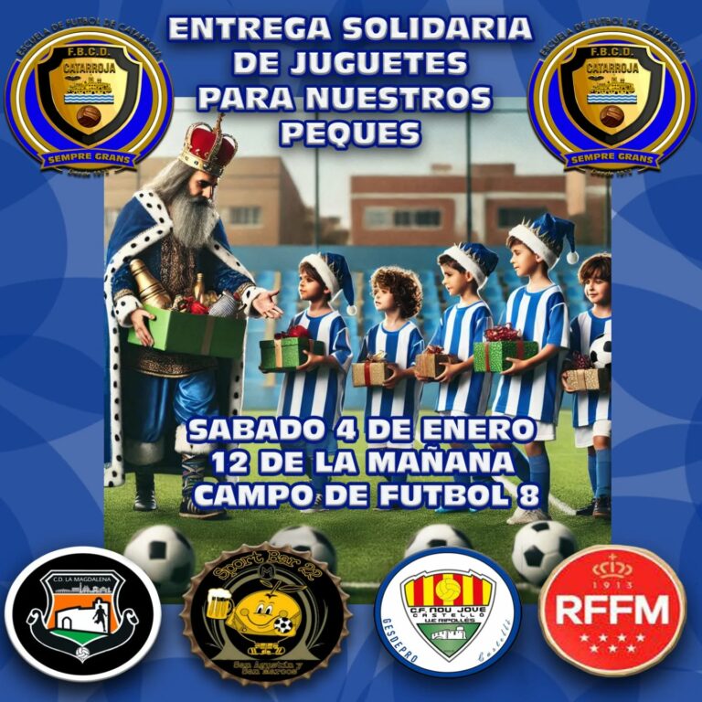 FBCD Catarroja recibirá la visita del paje real en el Polideportivo Municipal