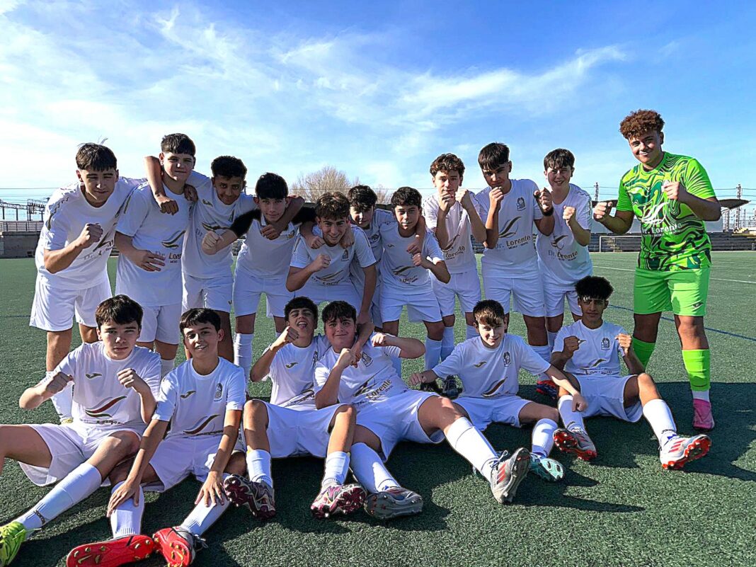 Silla CF Infantil A, portería a cero después de 13 jornadas