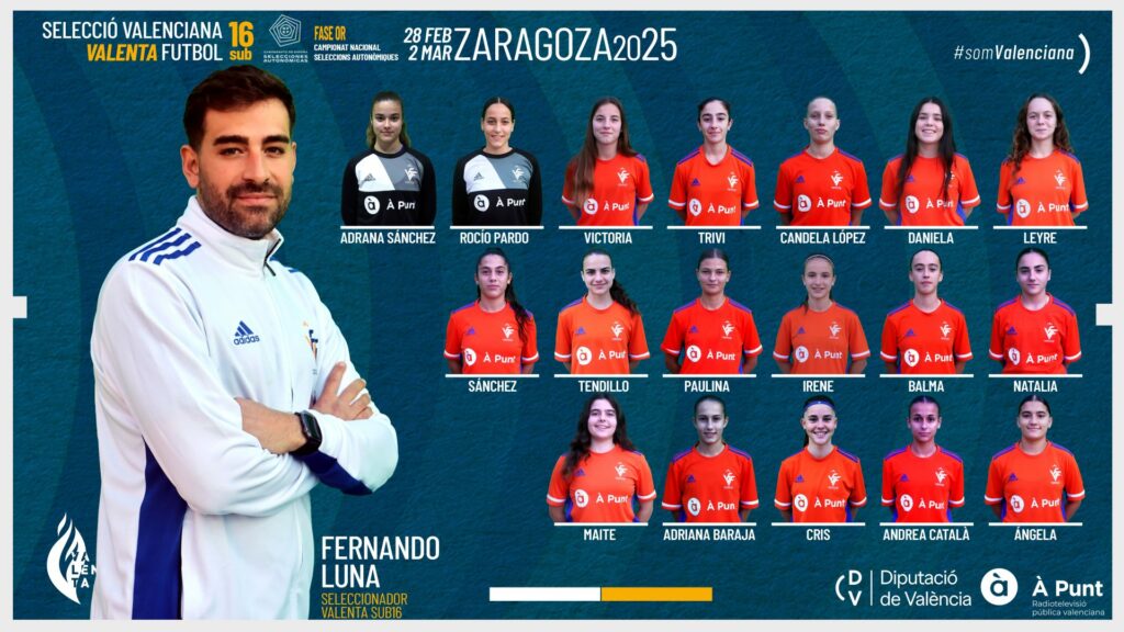 Selecci&oacute; sub16 Valenta Fase Oro