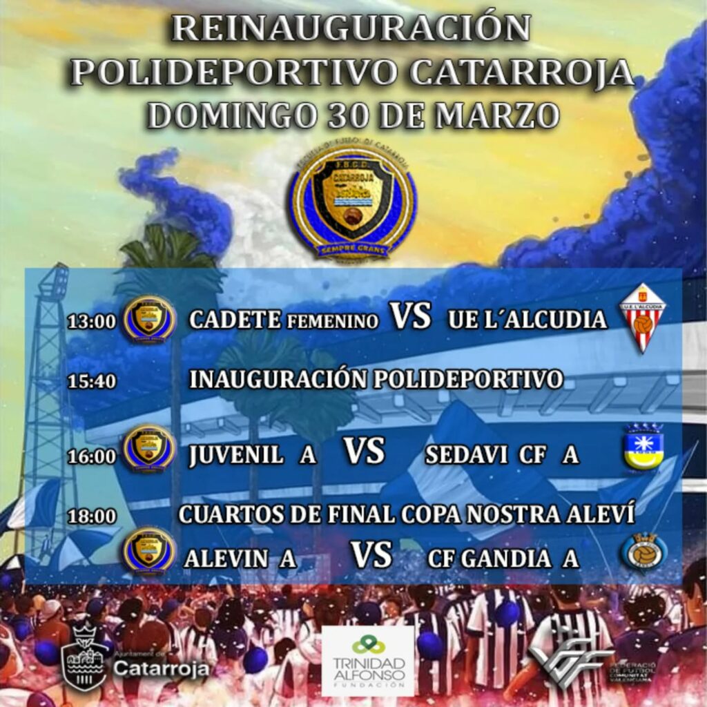 Reinauguraci&oacute;n Polideportivo Catarroja