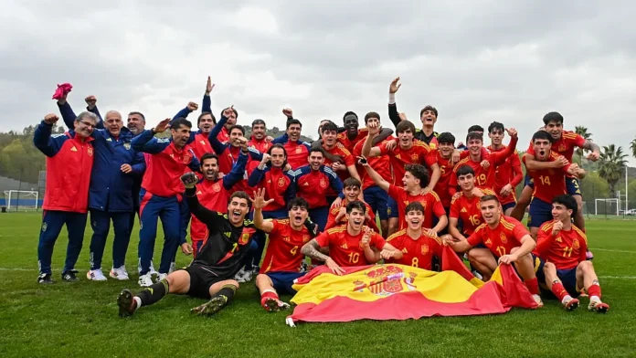 España sub19 logra el pase para el Europeo de Rumanía, con gol de Gonzalo Pastor