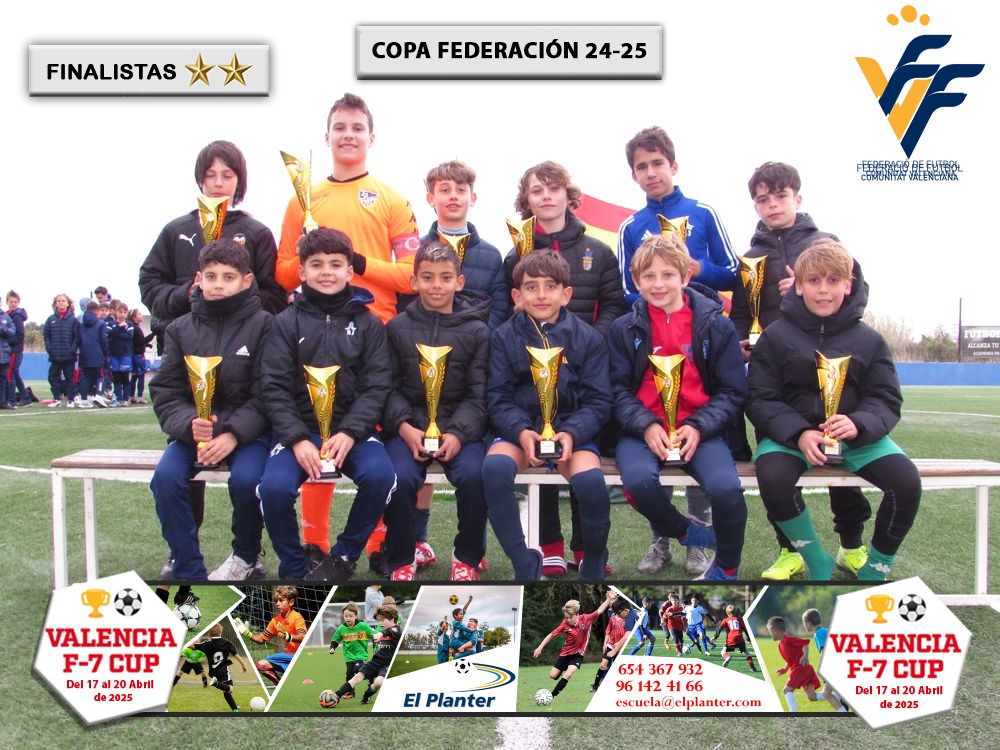 Conjuntaes de la XIV Copa Federació Aleví Finalistas de la XIV Copa Federación Alevín
