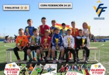 Finalistas XIV Copa Federación Benjamín