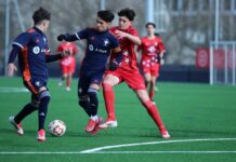 Amistoso de la Selecció sub16 de fútbol contra el Torrent CF juvenil