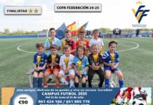 Finalista XIV Copa Federación Prebenjamín