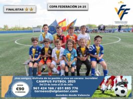 Finalista XIV Copa Federación Prebenjamín