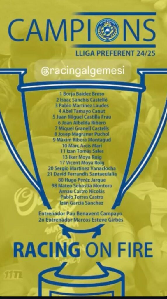 Racing Algemes&iacute;