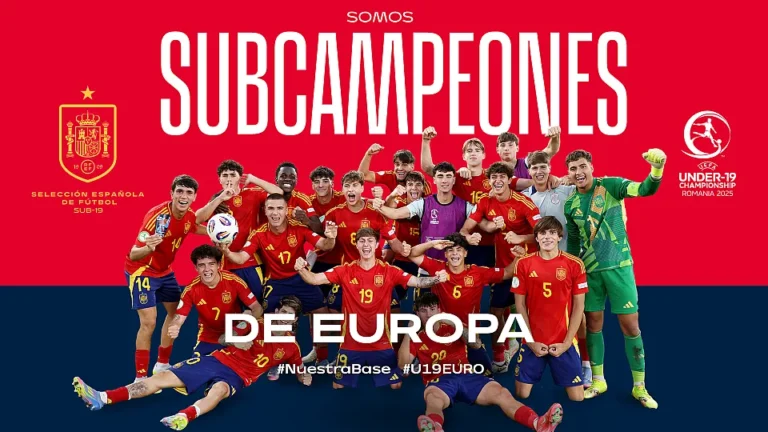 España sub19 es subcampeona de Europa