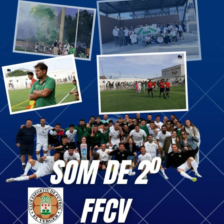 CE El Verger és de Segona FFCV