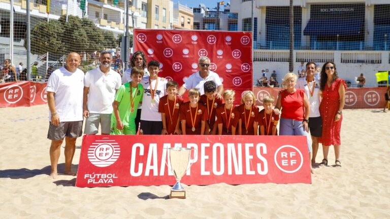Spartan Beach Soccer de Valencia, campeones de España en la categoría Alevín