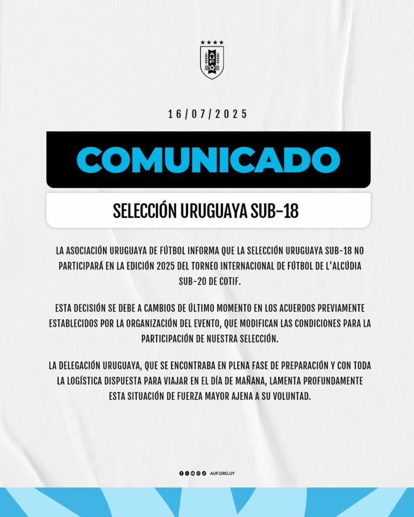 Comunicado del Cotif Uruguay