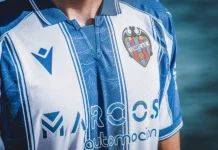 Segundad equipación del Levante UD para la temporada 2025/26