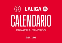Calendario completo de LaLiga Primera División