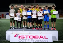 Cuadro de honor del COTIF Promeses Alevín Élite Oro