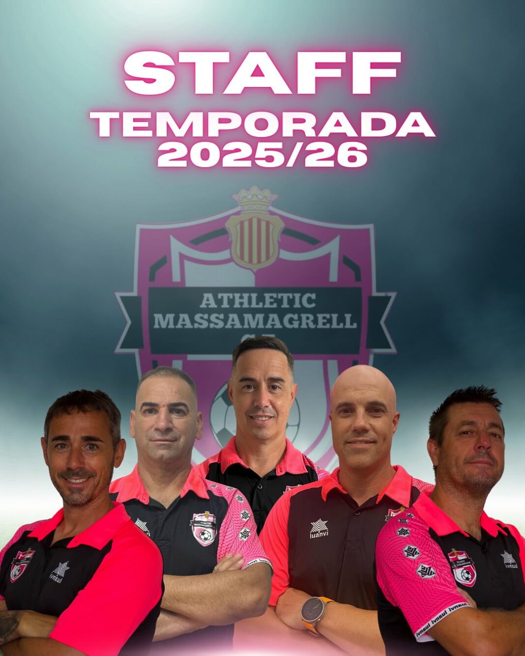 Organigrama tècnic de l'Ath Massamagrell per a la temporada Organigrama técnico del Ath Massamagrell para la temporada 2025/26