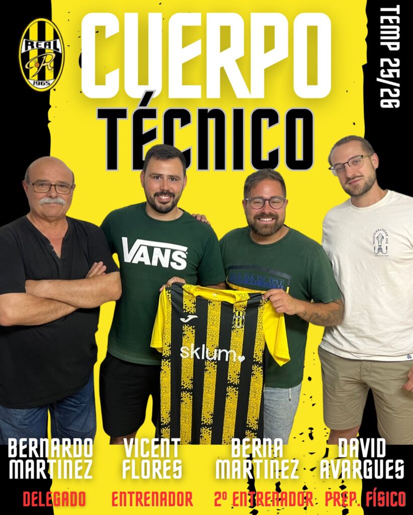 Entrenadores Real de Gandia CF Primer equipo