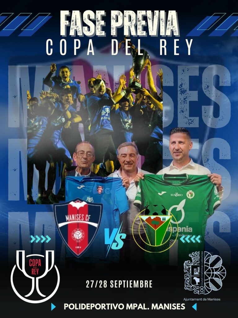 El Manises CF juega hoy la previa de la Copa del Rey