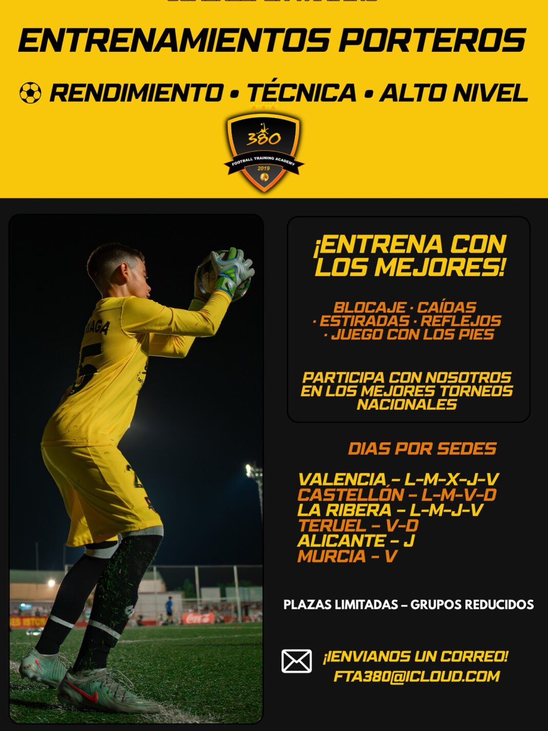 Academy 380 porteros