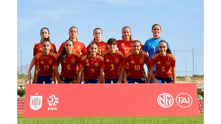 Otra victoria de España sub15, Merçé Megías salió en el once inicial