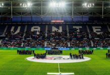 Presentación de los equipos de la Cantera Granota femeninos en el Ciutat de València Presentación de los equipos de la Cantera Granota femeninos en el Ciutat de València