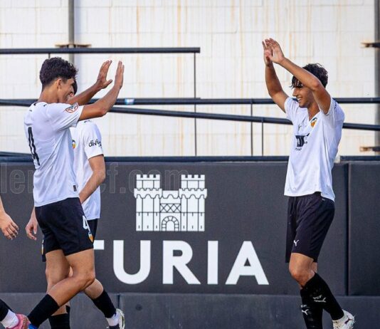 Valencia CF, primer clasificado para la Copa del Rey Juvenil