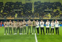 Homenaje en el Estadio de la Cerámica a los Campeones de España con la Selecció sub14 Homenaje en el Estadio de la Cerámica a los Campeones de España con la Selecció sub14
