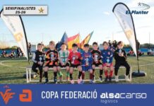 Nueve equipos semifinalistas de la XV Copa Federación Benjamín en su cuarta jornada