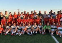  Entrenamiento de la Selecció Valenciana Valenta sub14 de fútbol en Picassent (miércoles 4 de marzo)