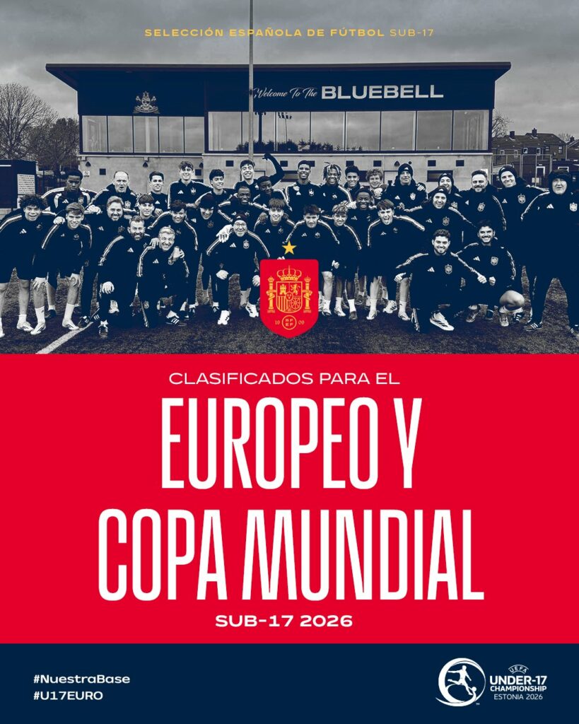 Espa&ntilde;a sub17 certifica su participaci&oacute;n para el Europeo y el Mundial