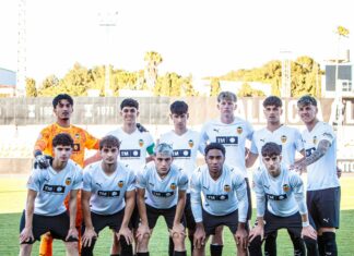 Valencia CF gana el derby y es más líder de División de Honor Juvenil