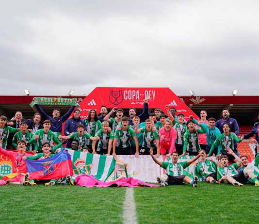 El Real Betis, campeón de la Copa del Rey Juvenil