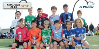 Finalistas de la XV Copa Federación Alevín