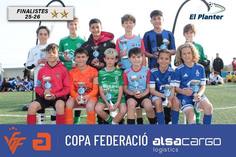 conjuntaes de la XV Copa Federació Aleví Finalistas de la XV Copa Federación Alevín