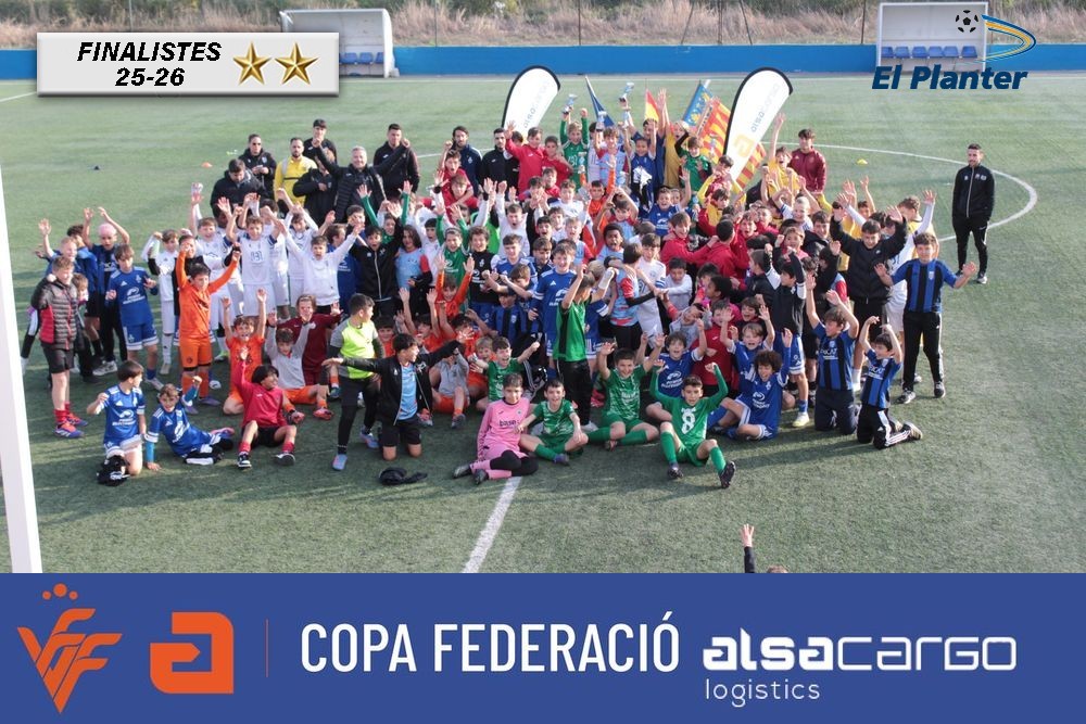 Finalistes de la XV Copa Federació Aleví